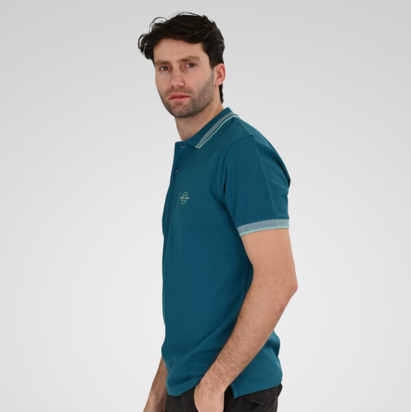 261PS-3077 POLO PIQUE TEAL