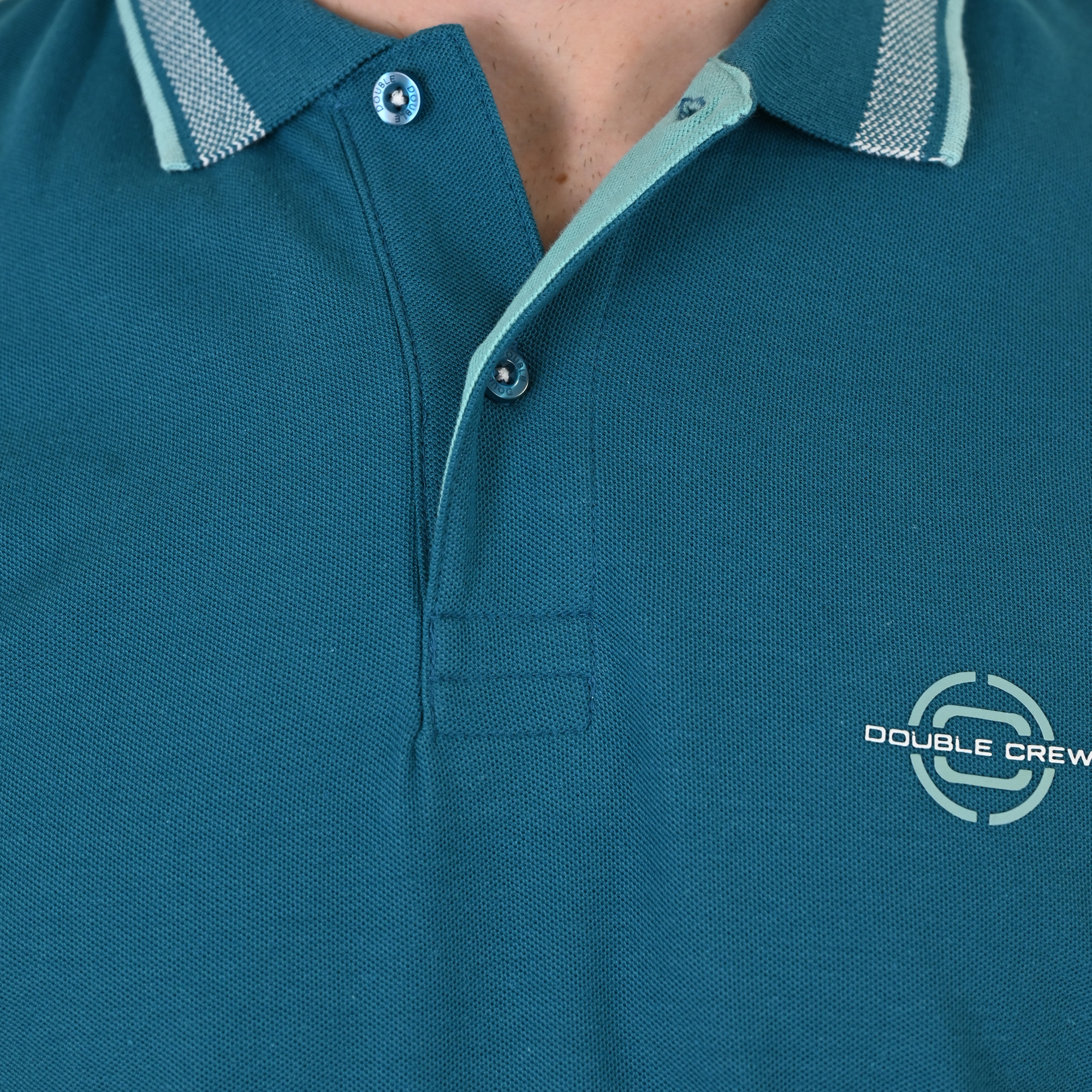 261PS-3077 POLO PIQUE TEAL - Image 5