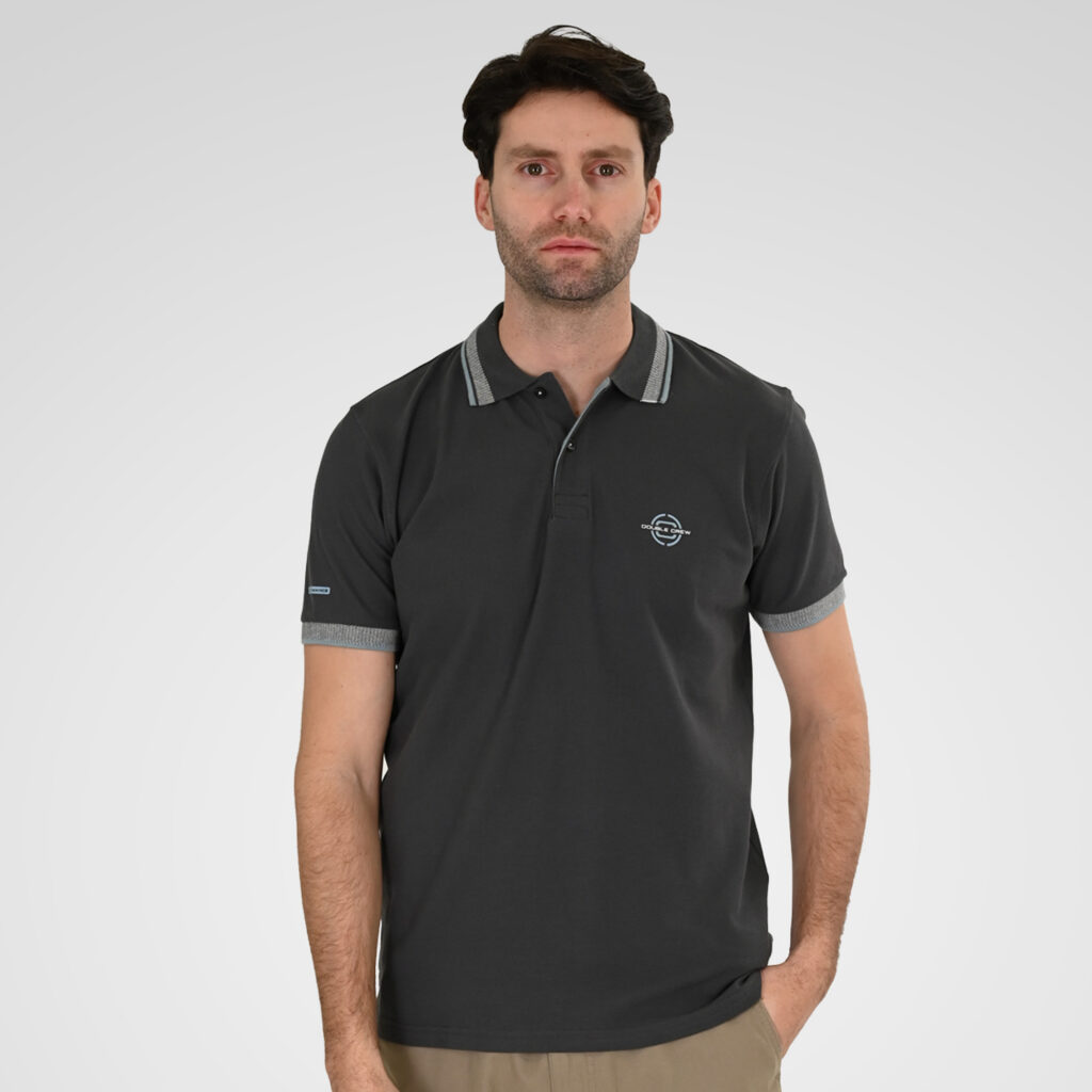 261PS-3077 POLO PIQUE ANTHRACITE