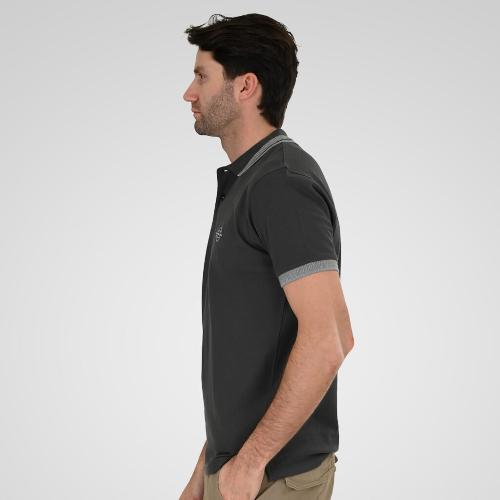 261PS-3077 POLO PIQUE ANTHRACITE