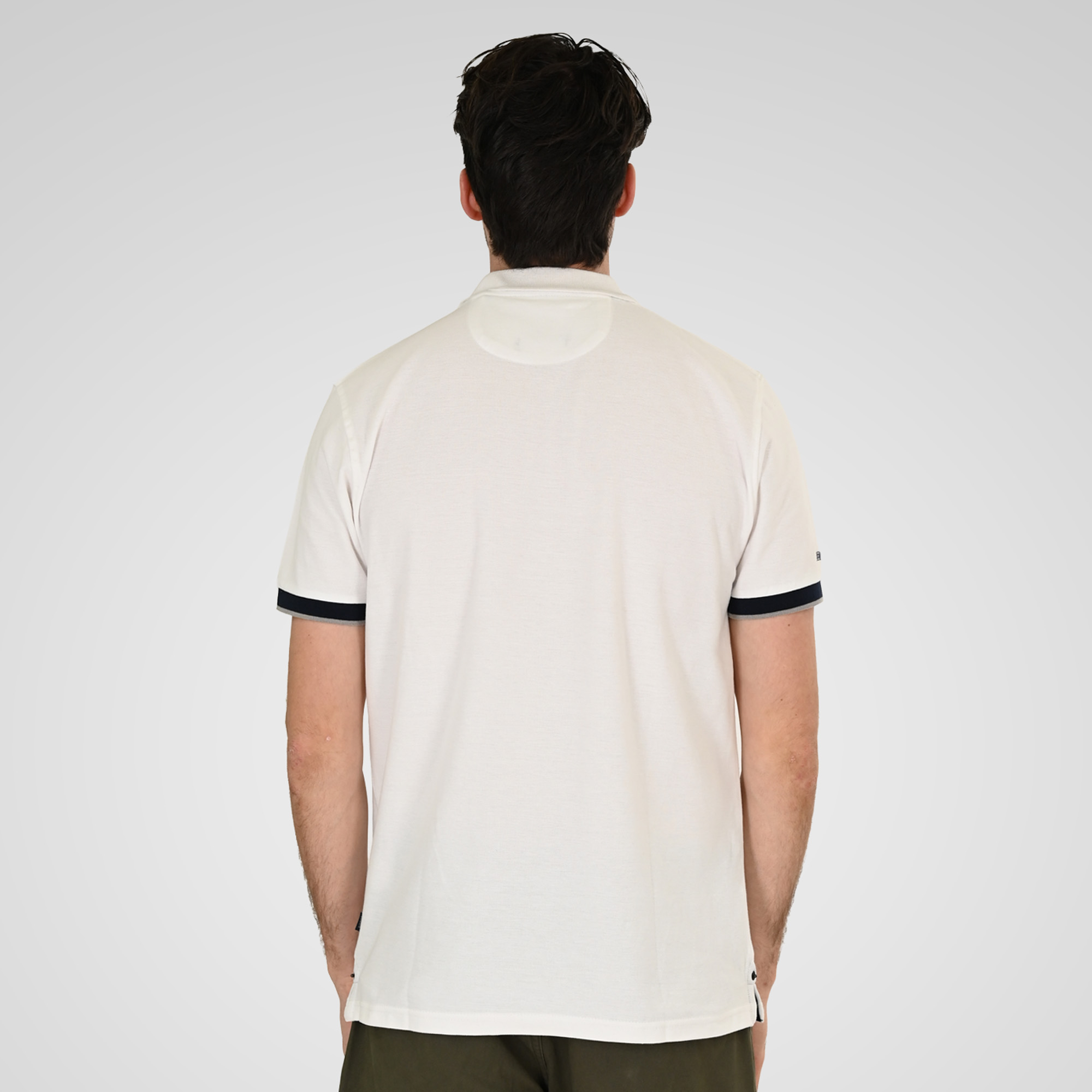 261PS-3078 POLO PIQUE WHITE - Image 4