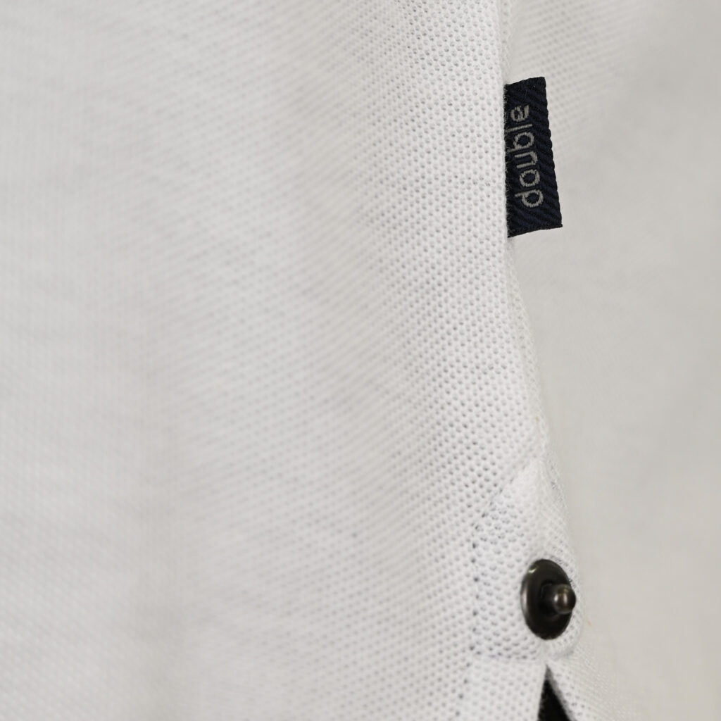 261PS-3078 POLO PIQUE WHITE