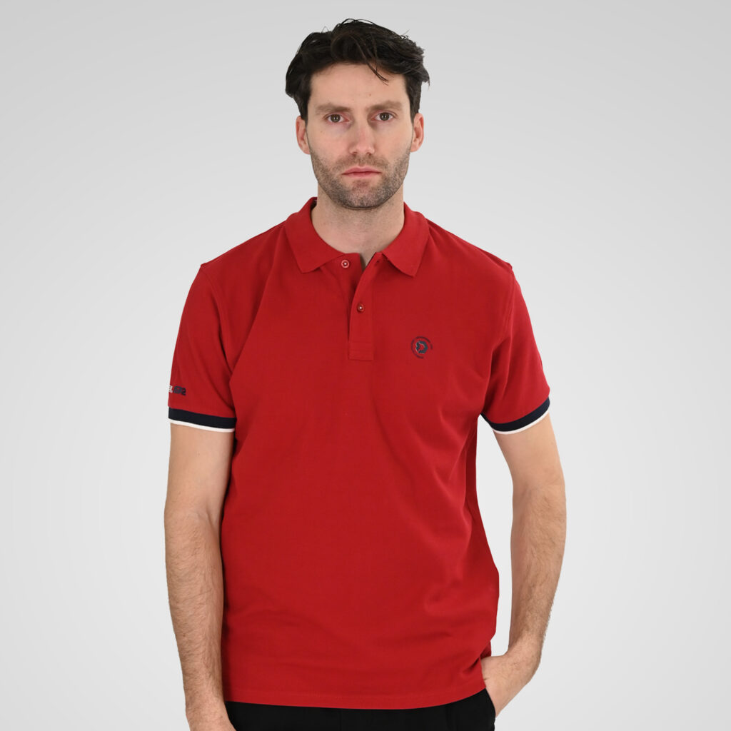 261PS-3078 POLO PIQUE RED