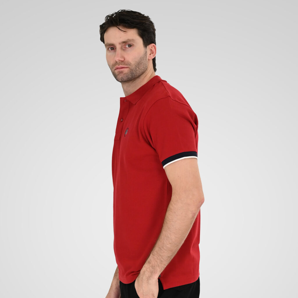 261PS-3078 POLO PIQUE RED