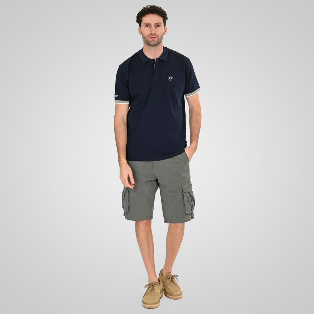 261PS-3078 POLO PIQUE NAVY