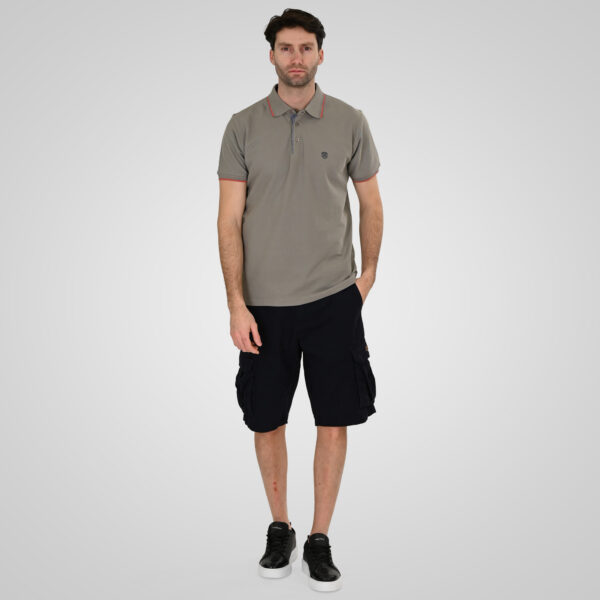 261PS-3079 POLO PIQUE LT GREY