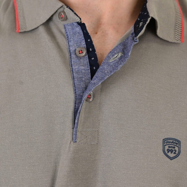 261PS-3079 POLO PIQUE LT GREY