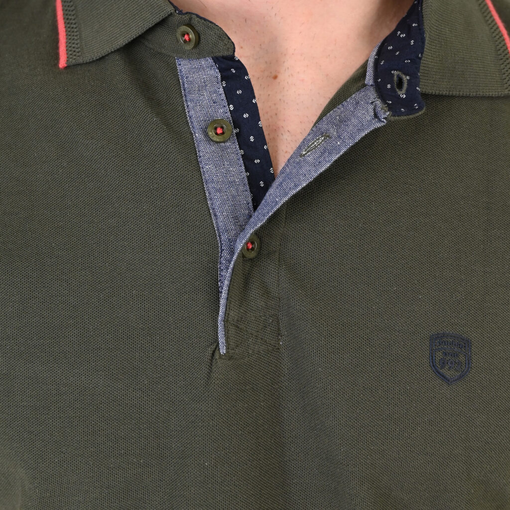 261PS-3079 POLO PIQUE KHAKI