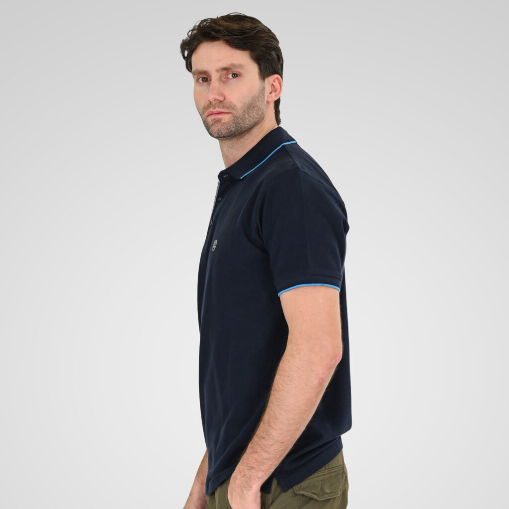 261PS-3079 POLO PIQUE NAVY