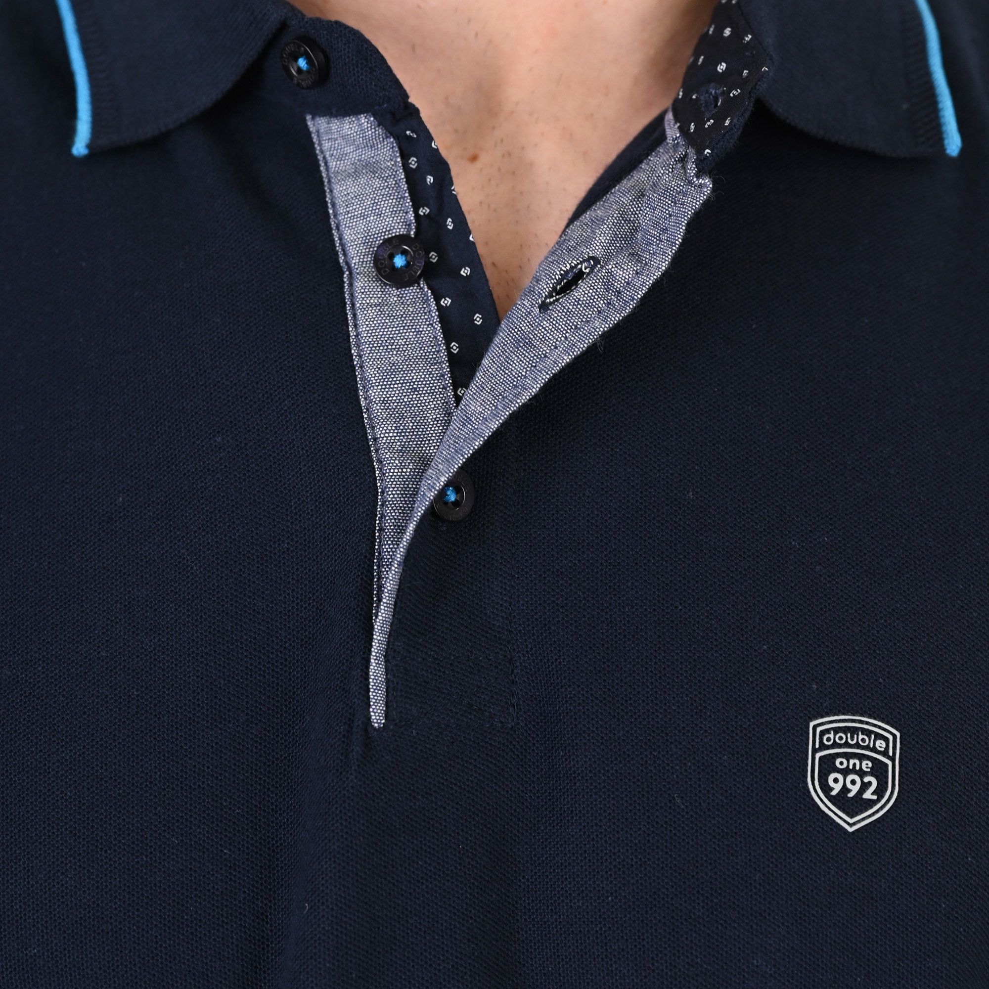 261PS-3079 POLO PIQUE NAVY - Image 5