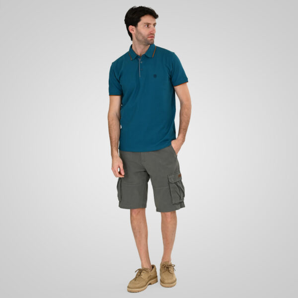 261PS-3079 POLO PIQUE TEAL