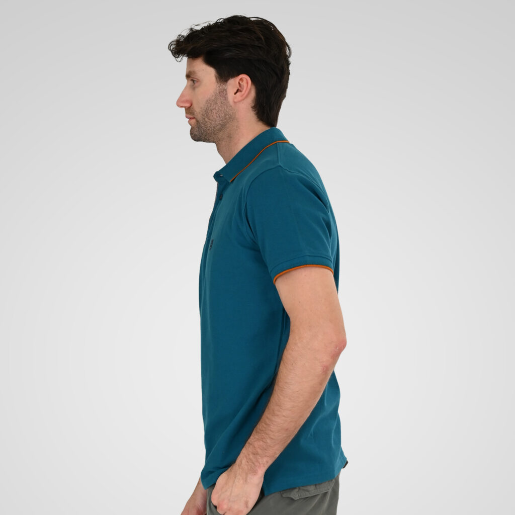 261PS-3079 POLO PIQUE TEAL