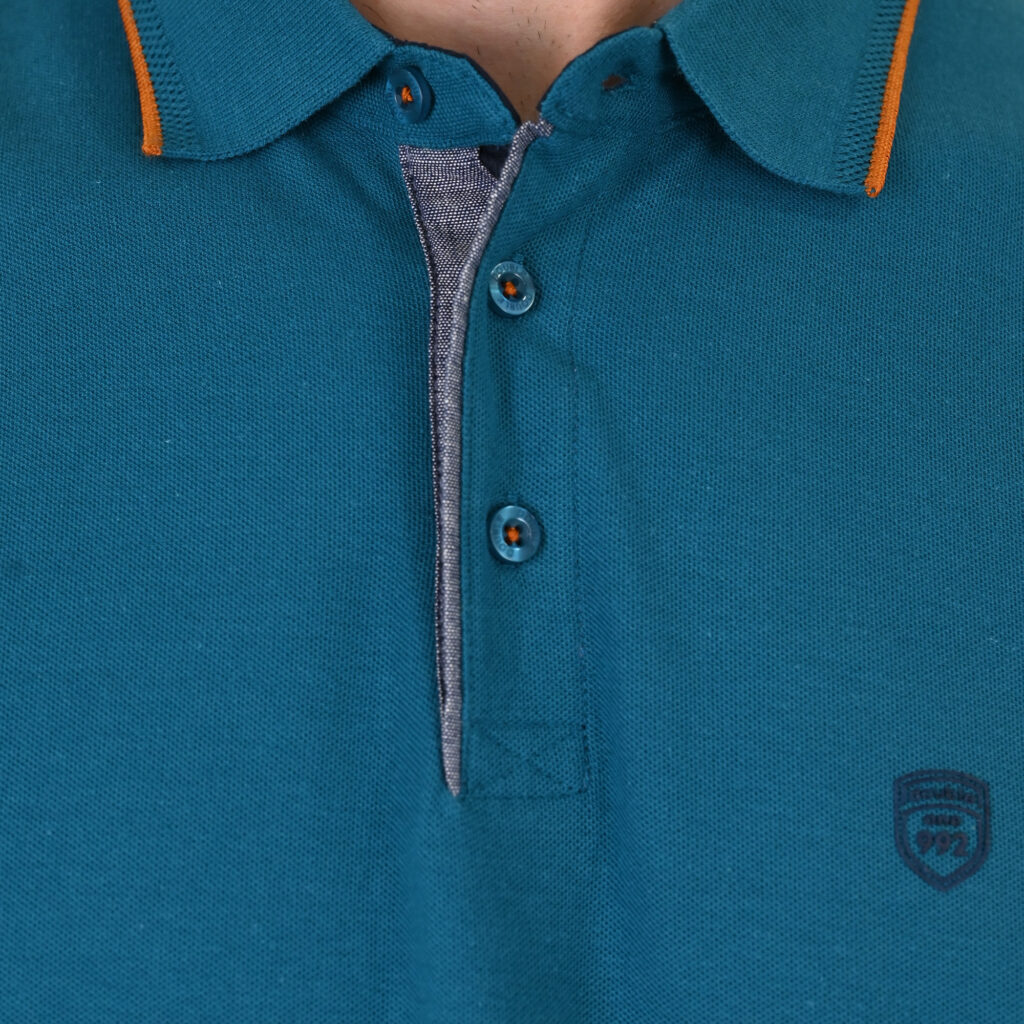 261PS-3079 POLO PIQUE TEAL