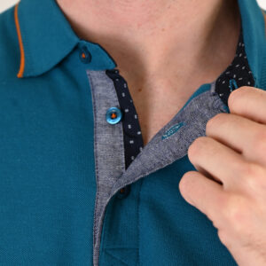 261PS-3079 POLO PIQUE TEAL - Image 7