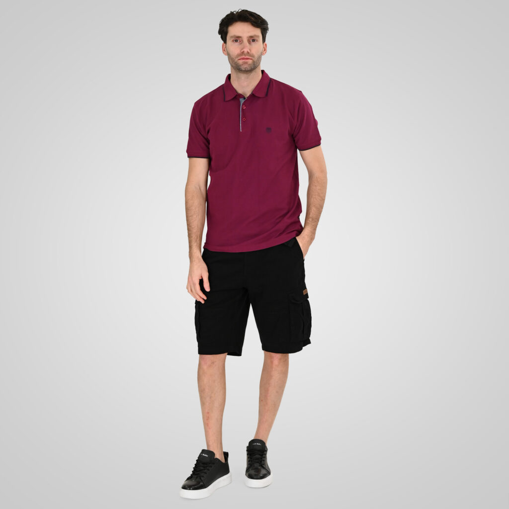 261PS-3079 POLO PIQUE MAGENTA