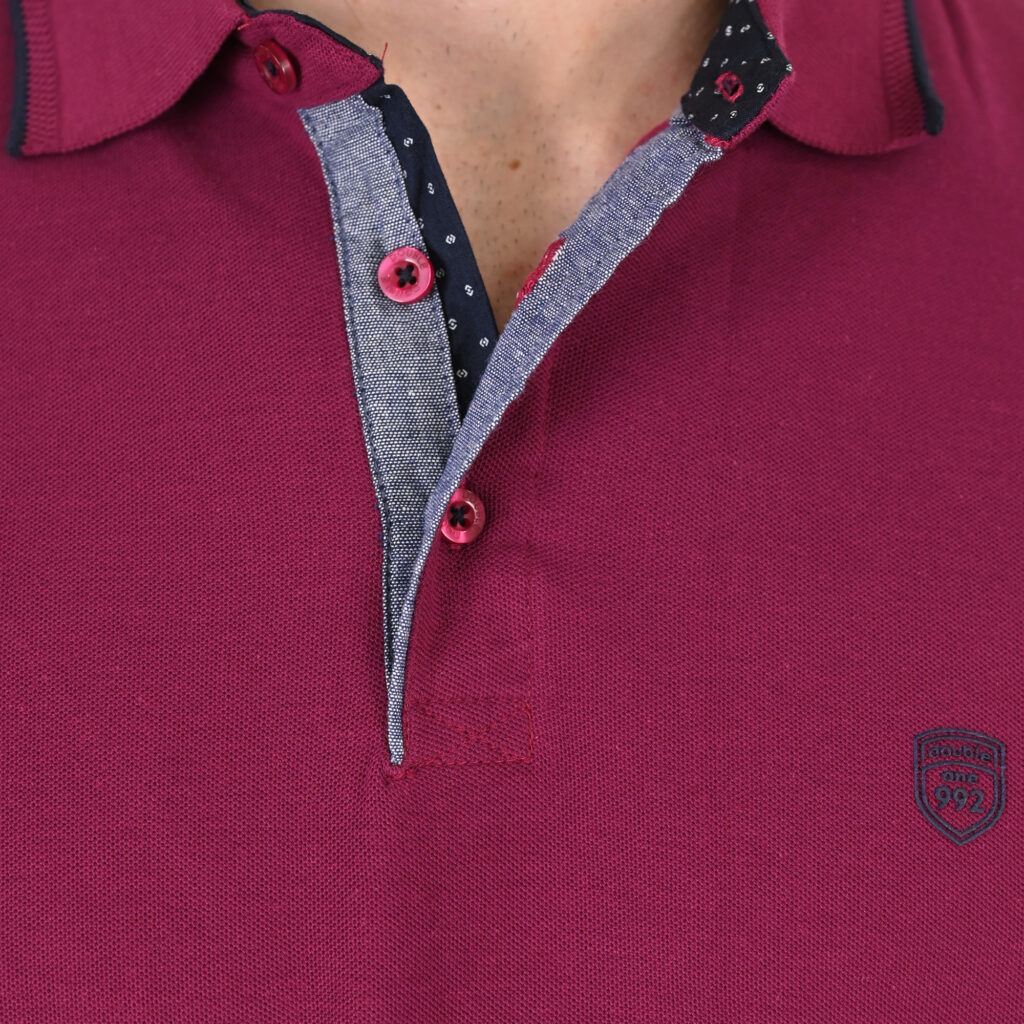 261PS-3079 POLO PIQUE MAGENTA