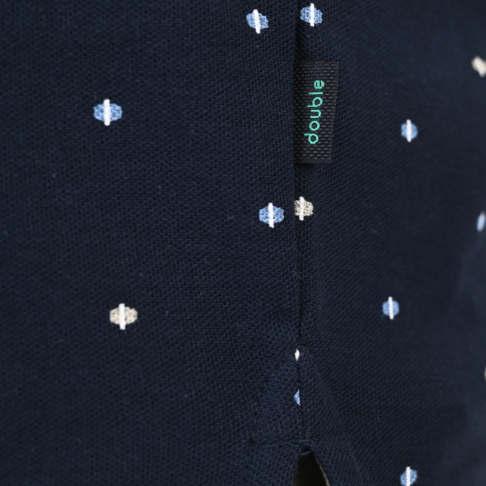 261PS-3080 POLO PIQUE ALL-OVER PRINT NAVY - Image 6