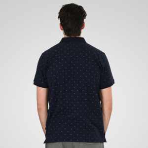 261PS-3081 POLO PIQUE ALL-OVER PRINT NAVY - Image 4