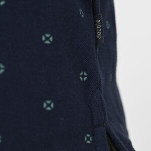 261PS-3082 POLO PIQUE ALL-OVER PRINT WITH MAO COLLAR NAVY - Image 6