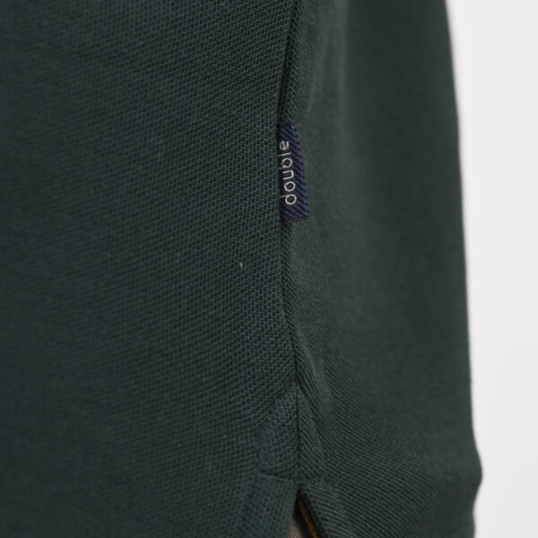 261PS-3083 POLO PIQUE MAO COLLAR FOREST GREEN