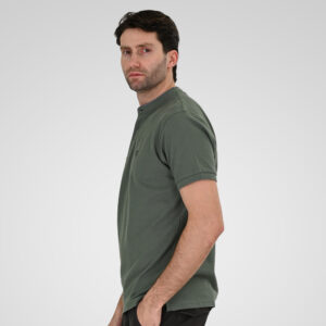 261PS-3083 POLO PIQUE MAO COLLAR AGAVE GREEN - Image 3