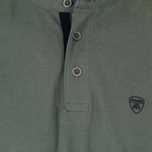 261PS-3083 POLO PIQUE MAO COLLAR AGAVE GREEN - Image 5