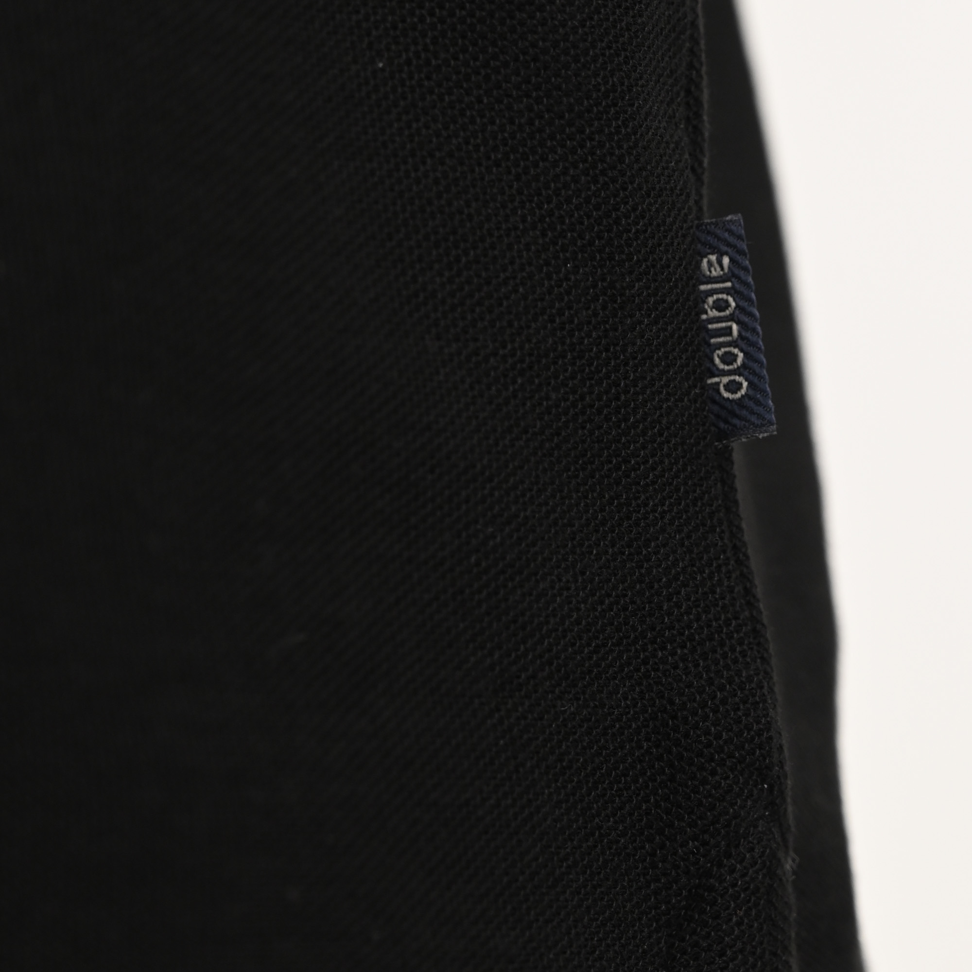 261PS-3083 POLO PIQUE MAO COLLAR BLACK - Image 6