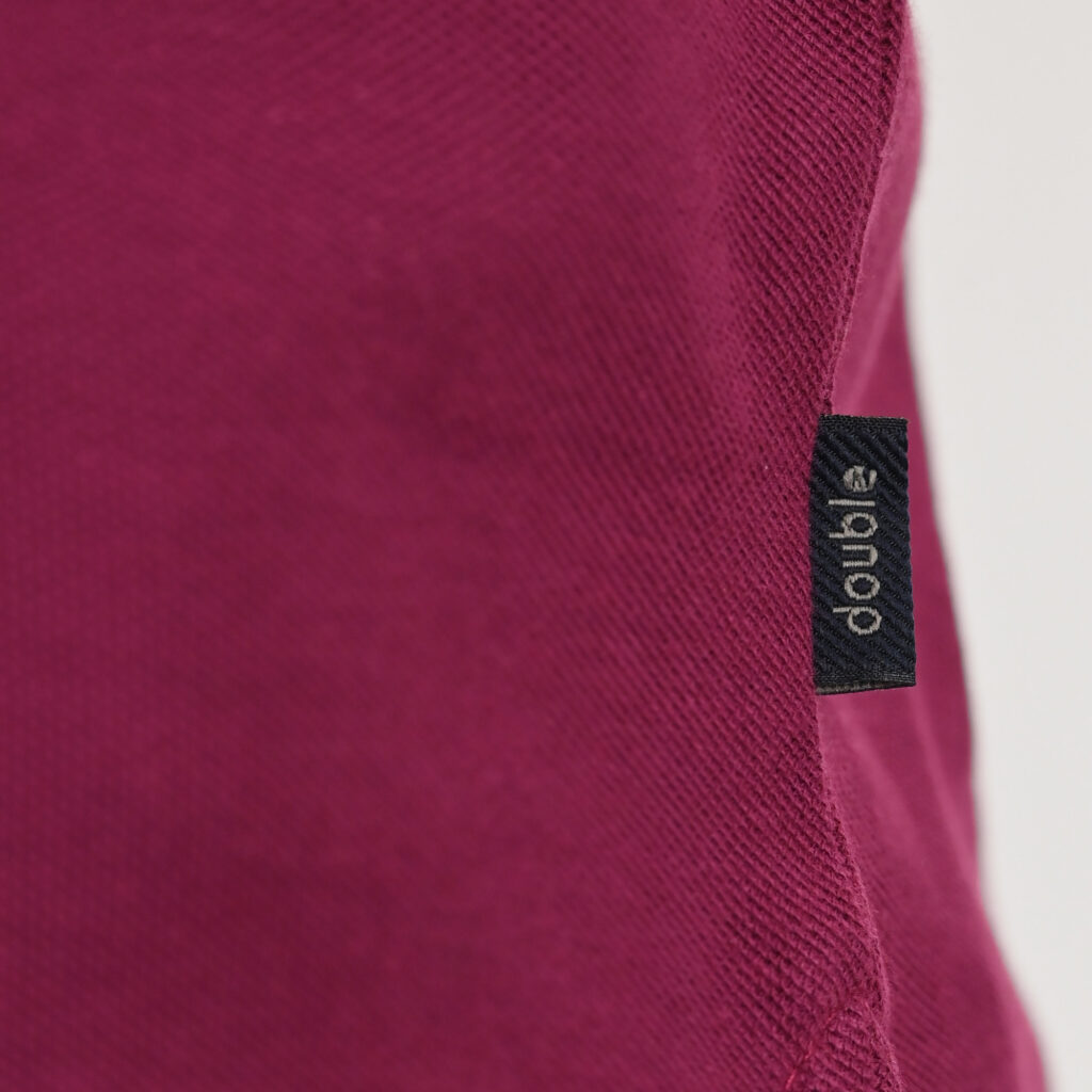 261PS-3083 POLO PIQUE MAO COLLAR MAGENTA