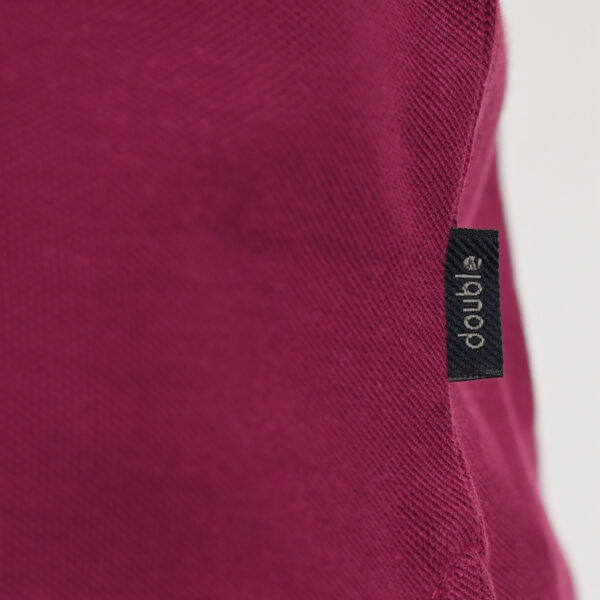 261PS-3083 POLO PIQUE MAO COLLAR MAGENTA