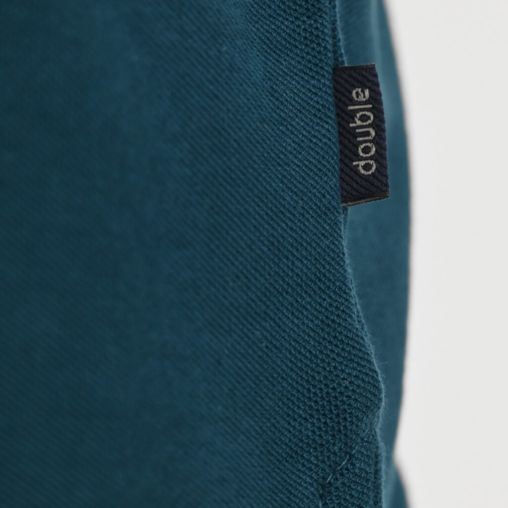 261PS-3083 POLO PIQUE MAO COLLAR EMERALD