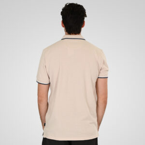 261PS-3085 POLO PIQUE MELANGE LT BEIGE MELANGE - Image 4