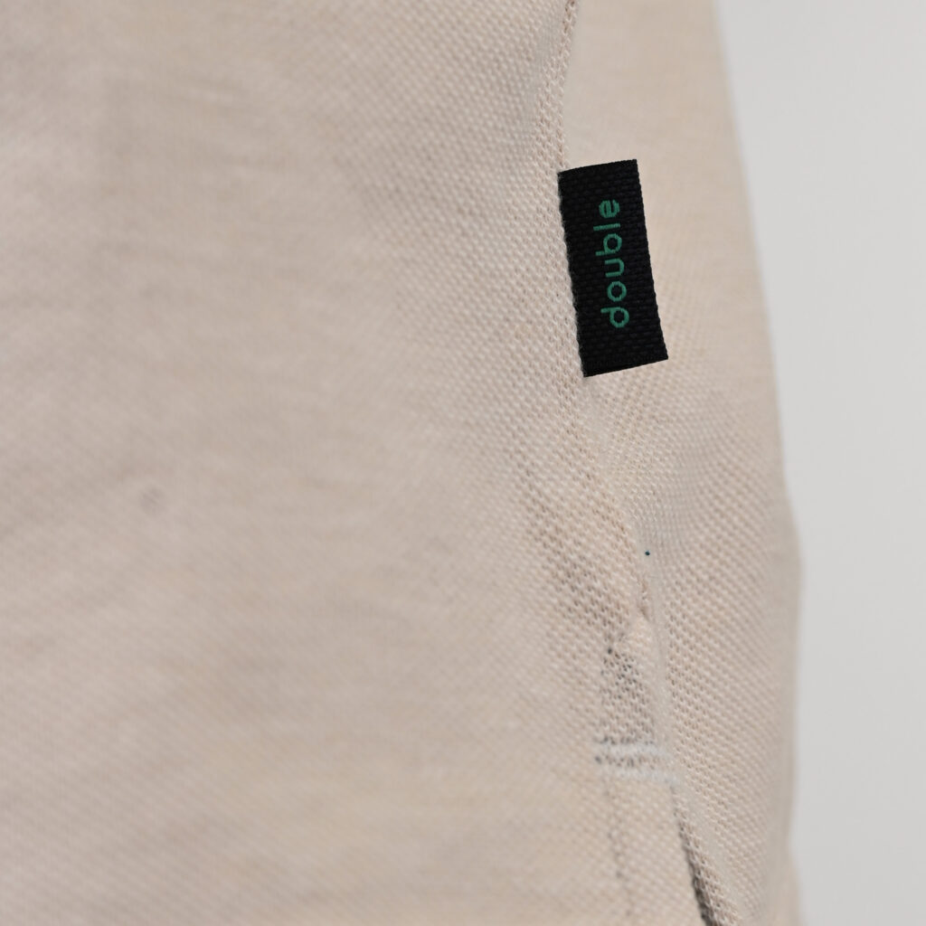 261PS-3085 POLO PIQUE MELANGE LT BEIGE MELANGE