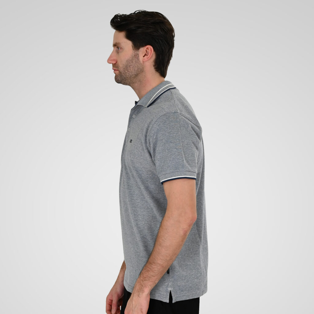 261PS-3085 POLO PIQUE MELANGE RAF MELANGE