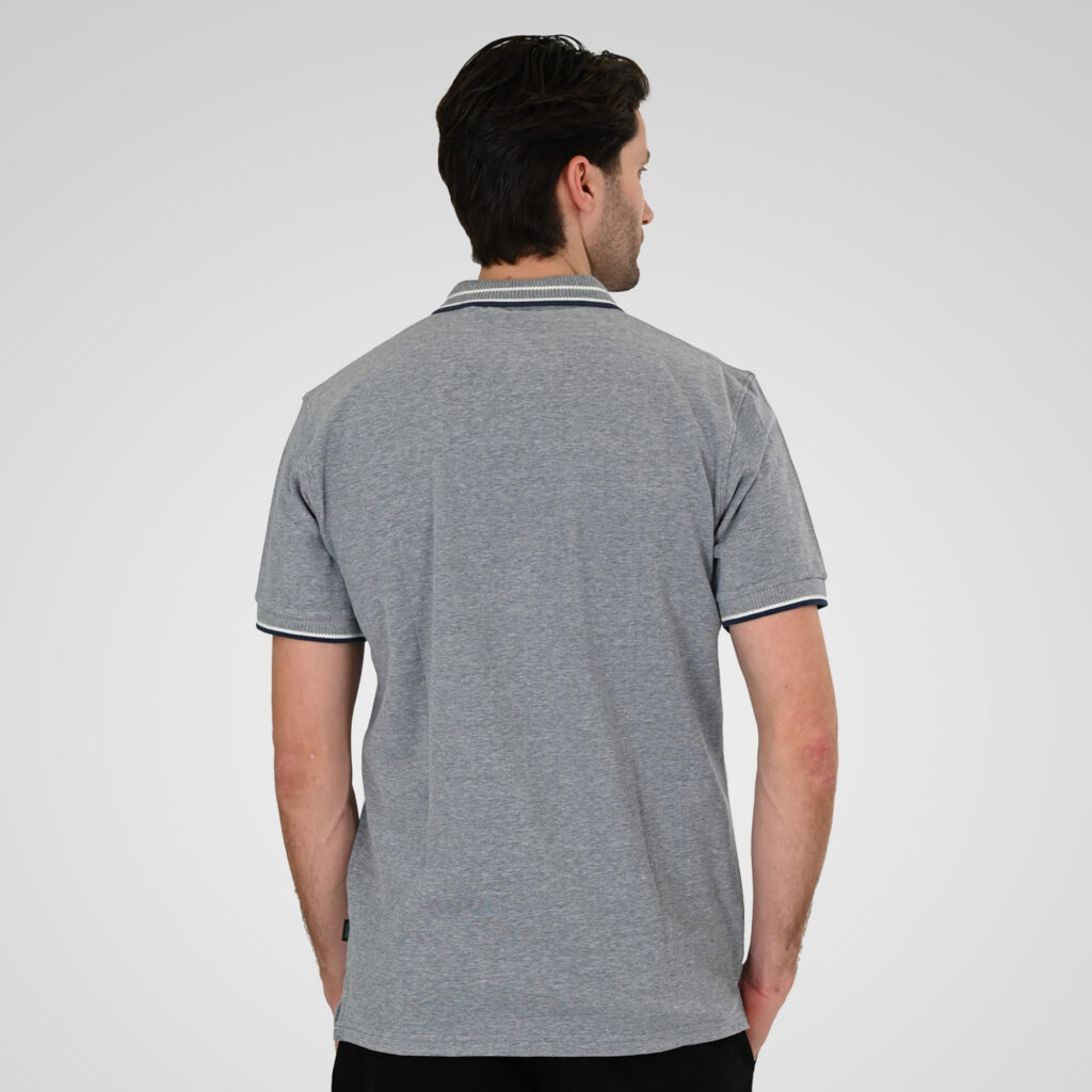 261PS-3085 POLO PIQUE MELANGE RAF MELANGE