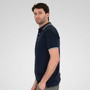 261PS-3085 POLO PIQUE MELANGE INDIGO MELANGE - Image 3