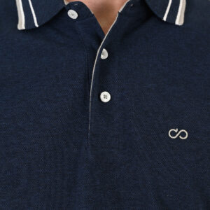 261PS-3085 POLO PIQUE MELANGE INDIGO MELANGE - Image 5