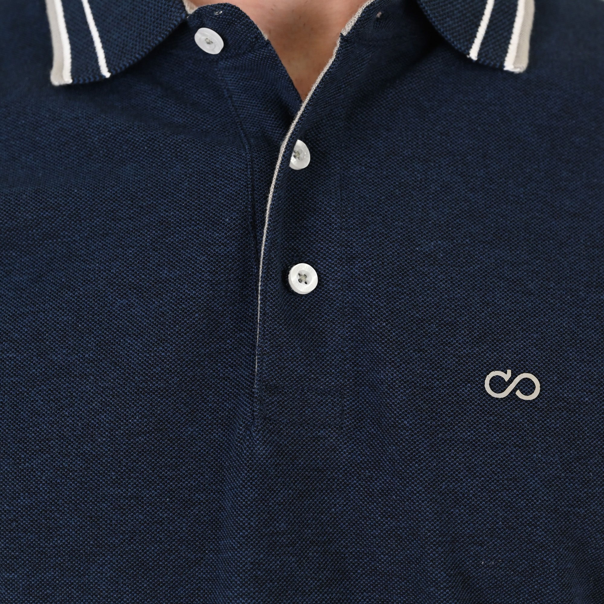 261PS-3085 POLO PIQUE MELANGE INDIGO MELANGE - Image 5
