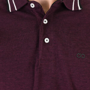 261PS-3085 POLO PIQUE MELANGE RASPBERRY MELANGE - Image 5