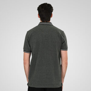 261PS-3085 POLO PIQUE MELANGE AGAVE GREEN MELANGE - Image 4