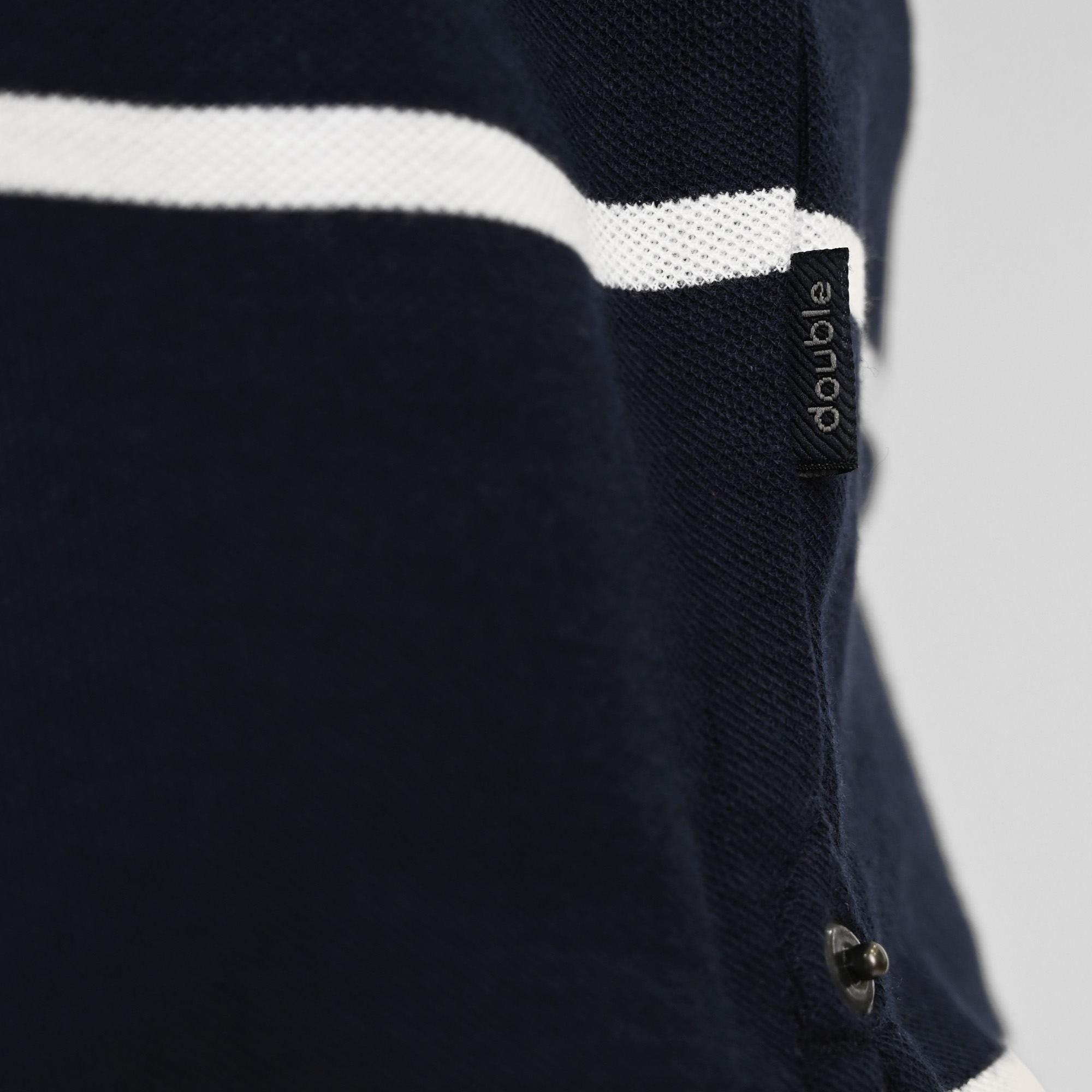 261PS-3088 POLO PIQUE STRIPPED (YARN DYED) CC102 NAVY WHITE - Image 6