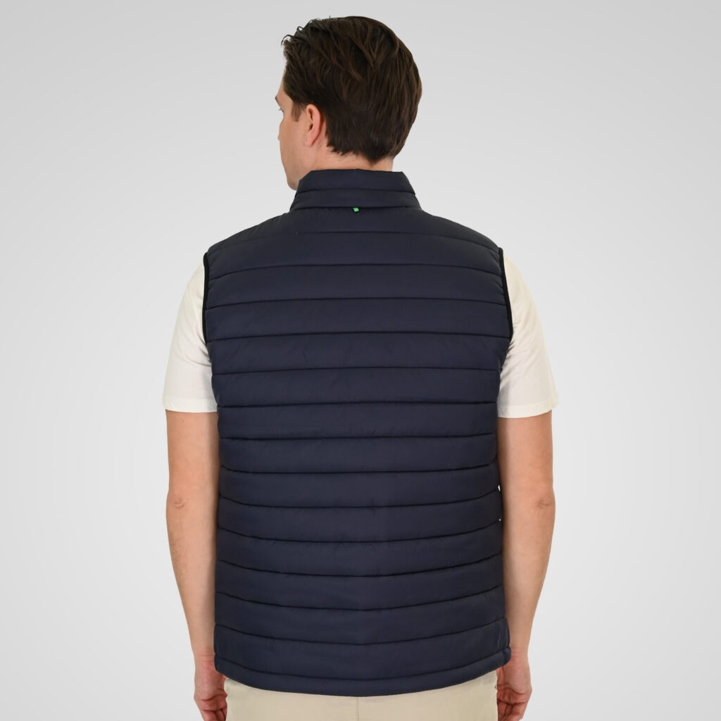 261SMJK-2082 JACKETS SLEEVELESS PADDED NAVY