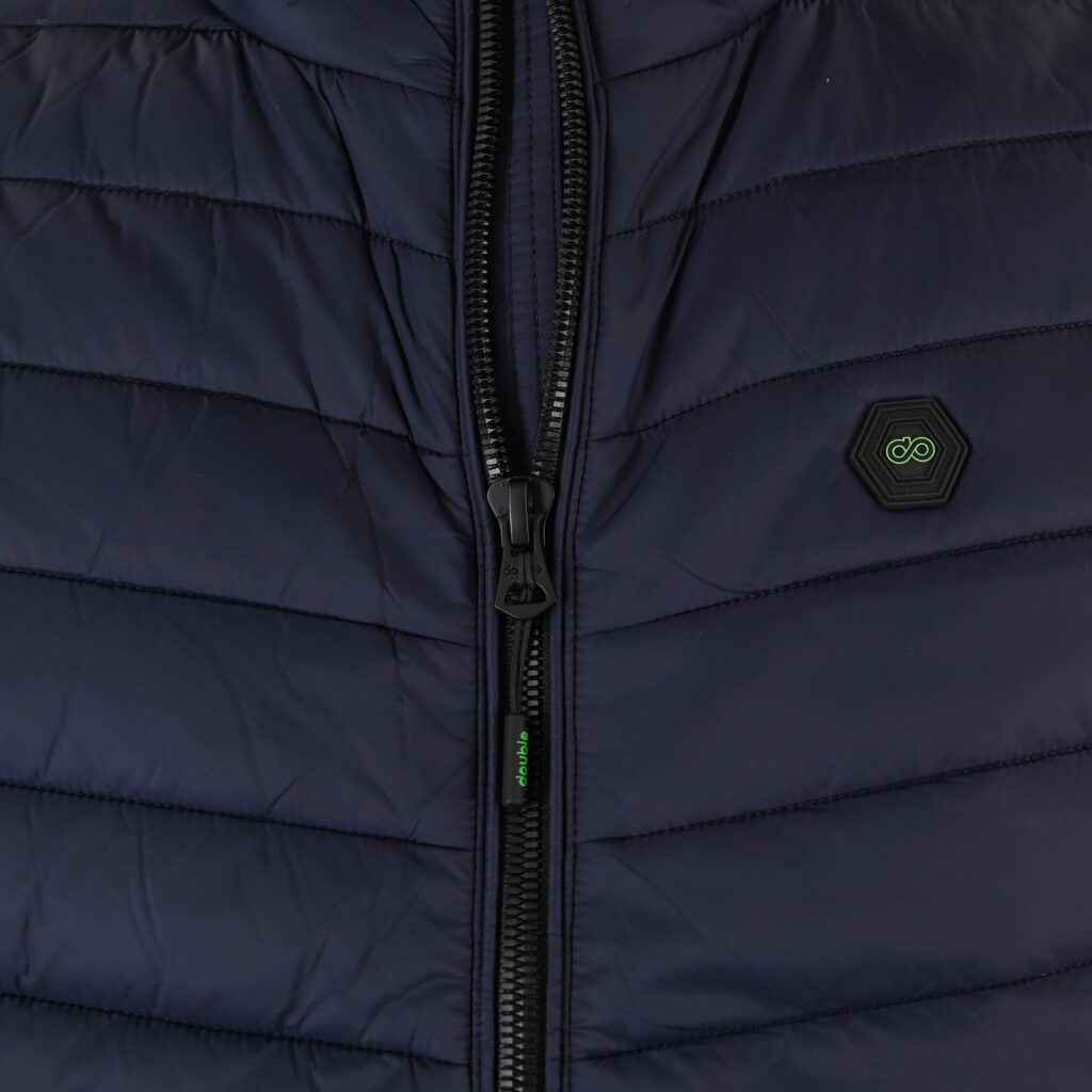 261SMJK-2082 JACKETS SLEEVELESS PADDED NAVY