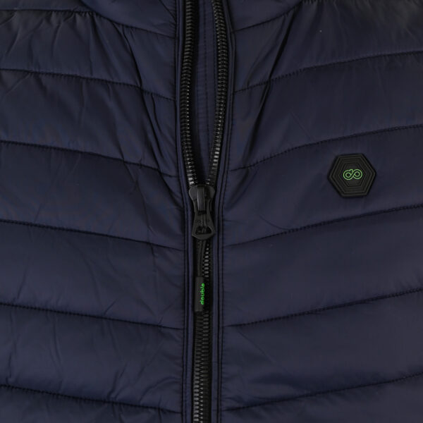 261SMJK-2082 JACKETS SLEEVELESS PADDED NAVY