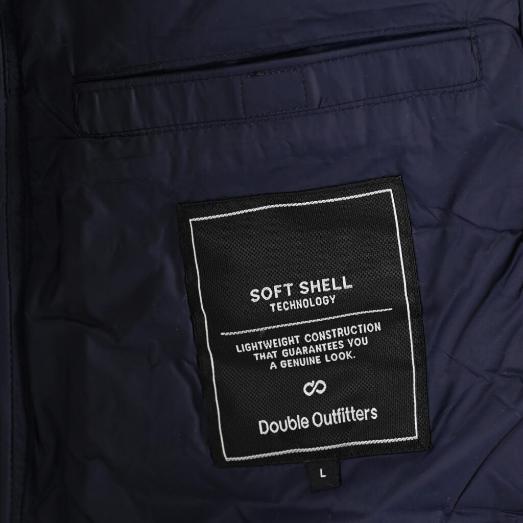 261SMJK-2082 JACKETS SLEEVELESS PADDED NAVY