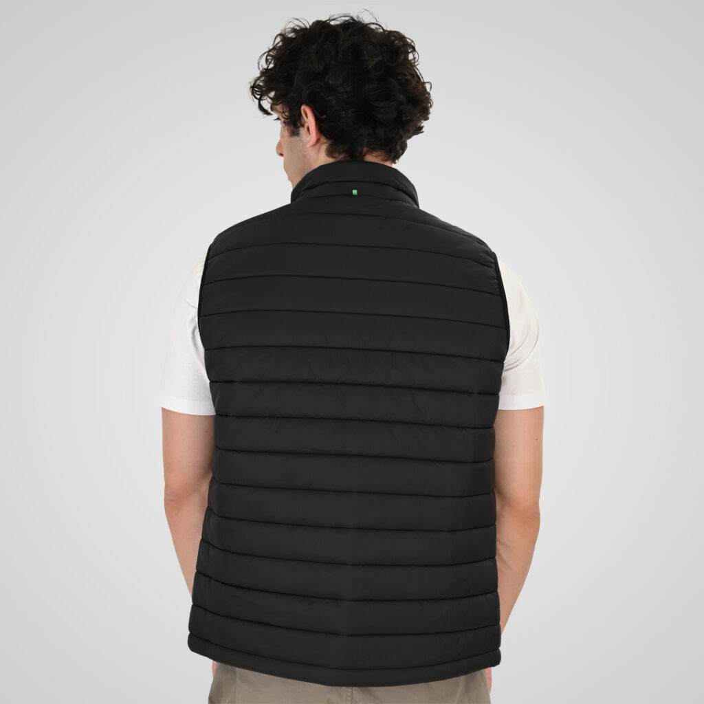 261SMJK-2082 JACKETS SLEEVELESS PADDED BLACK