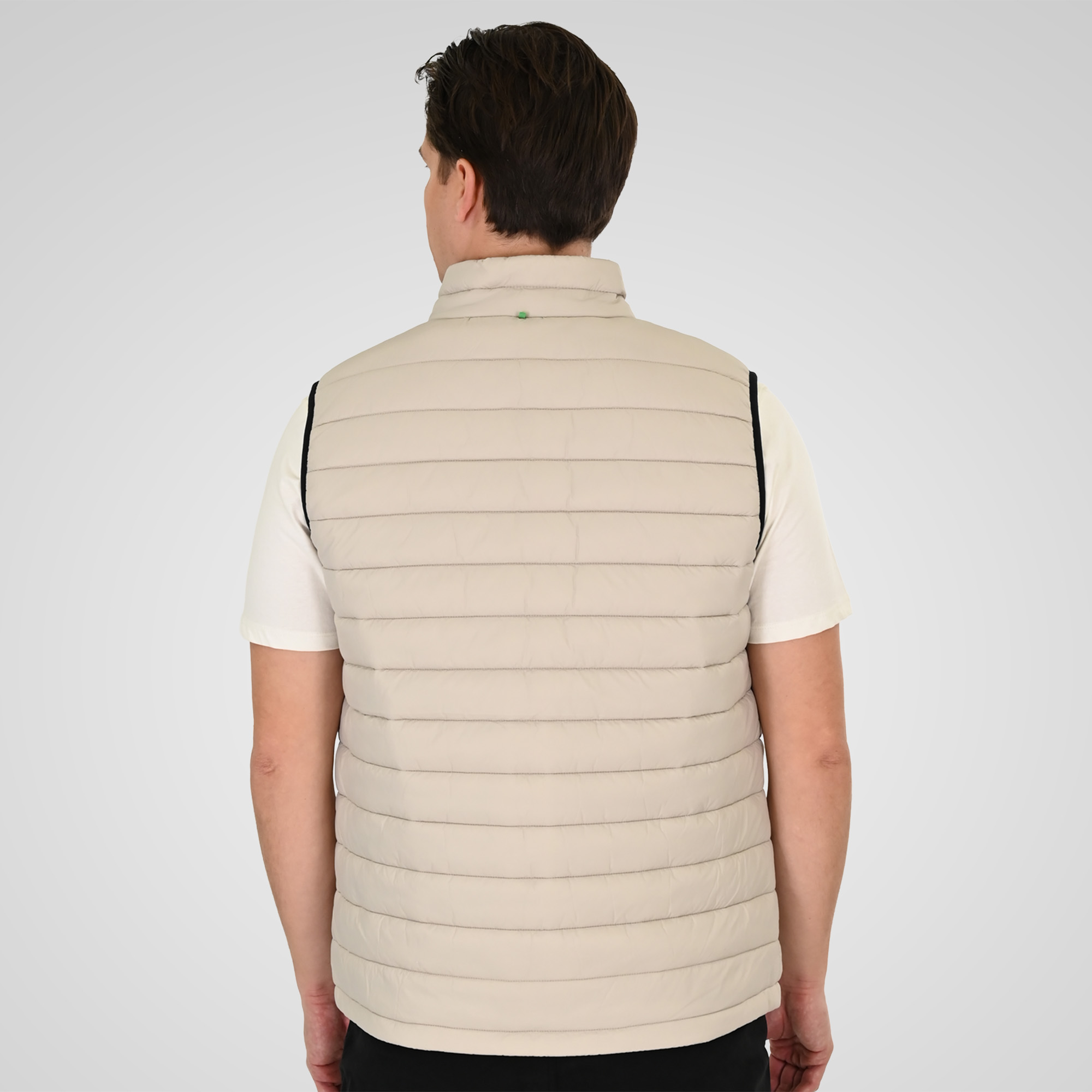261SMJK-2082 JACKETS SLEEVELESS PADDED GREIGE - Image 4