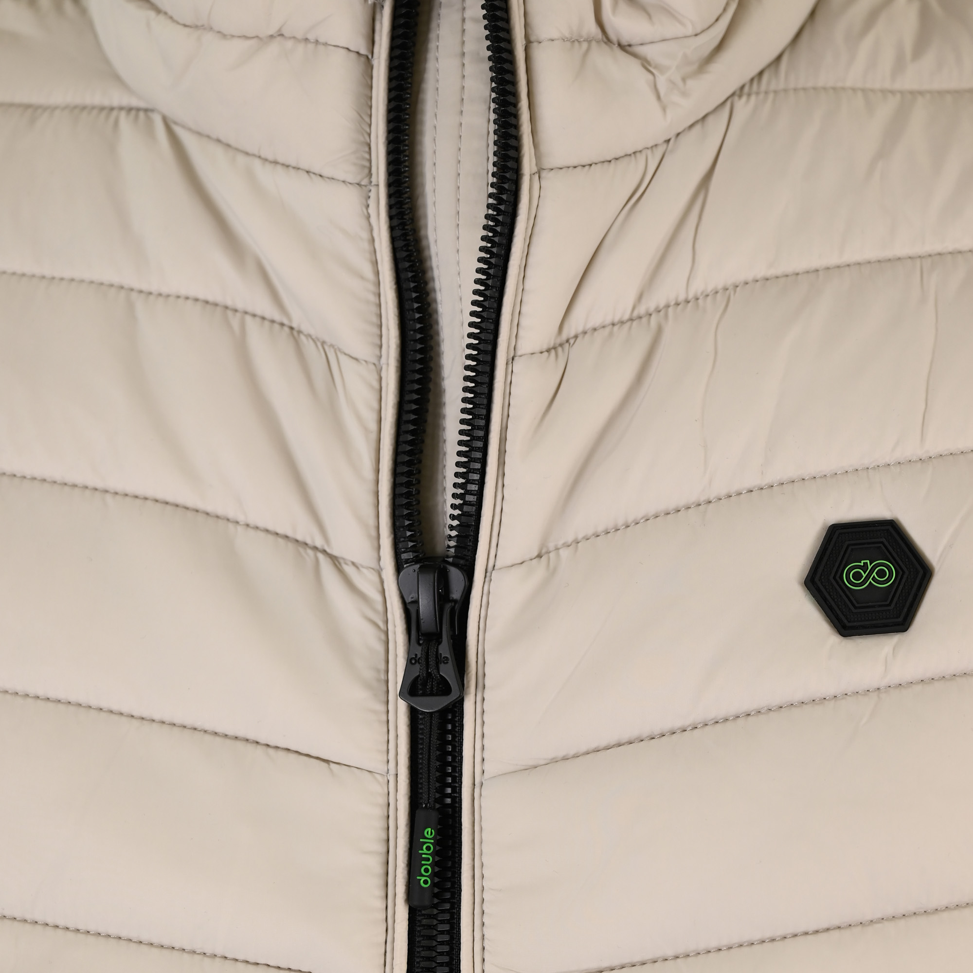 261SMJK-2082 JACKETS SLEEVELESS PADDED GREIGE - Image 5