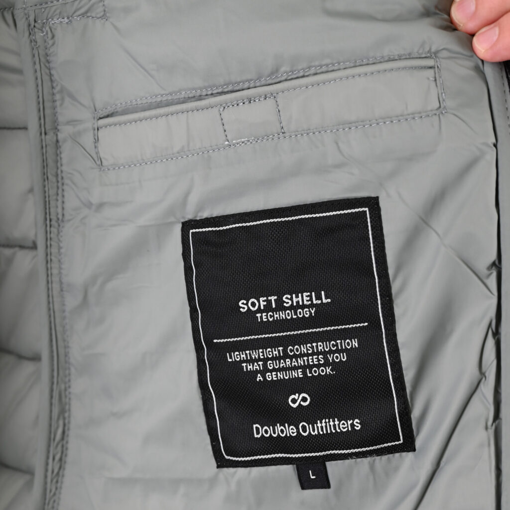 261SMJK-2082 JACKETS SLEEVELESS PADDED MIST GREEN