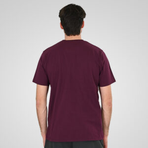261TS-9122 T-SHIRT WITH DOUBLE PRESSED PRINT DK RASPBERRY - Image 4