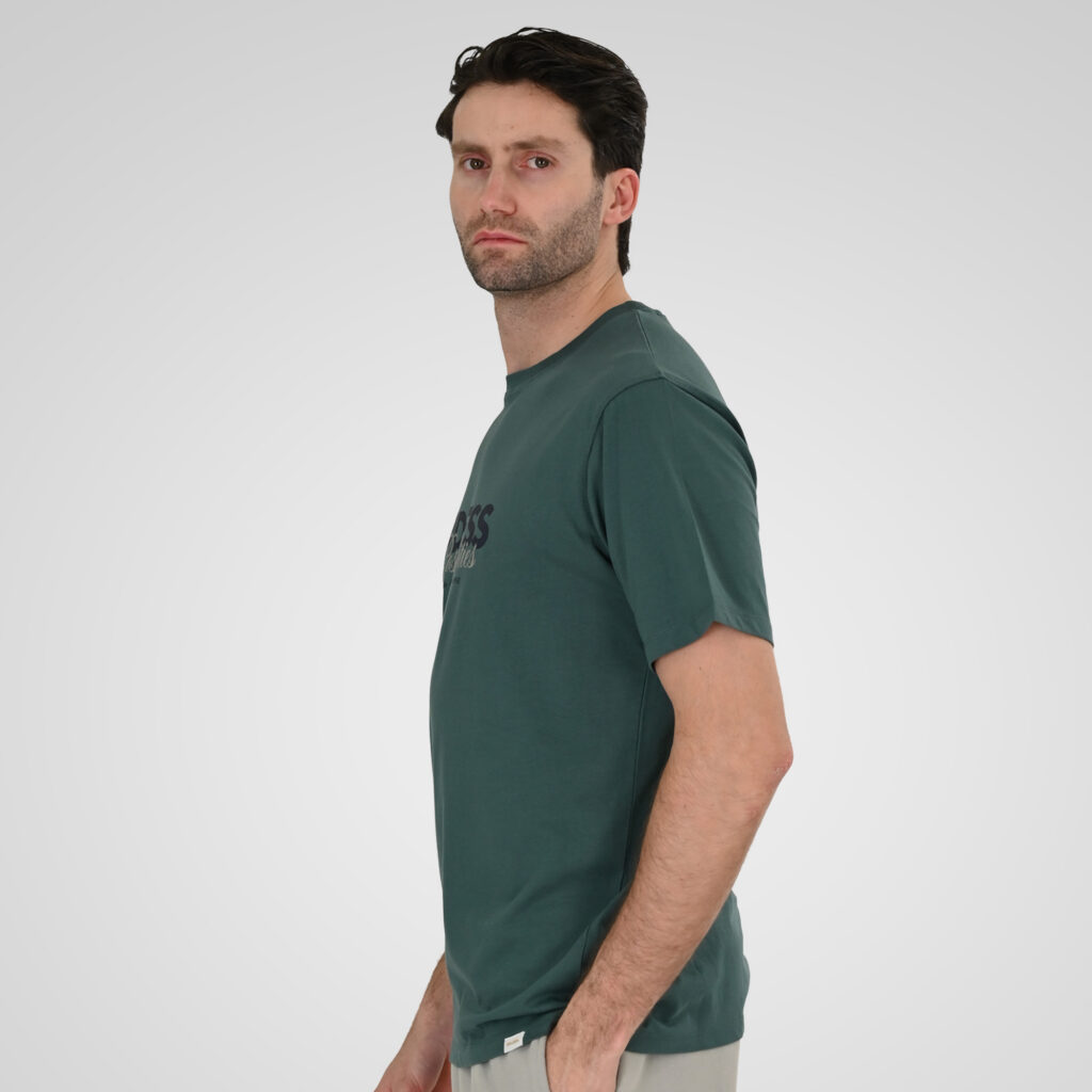 261TS-9122 T-SHIRT WITH DOUBLE PRESSED PRINT PESTO